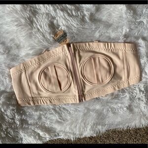 Simple Wishes Nursing Bra Hands Free Breastfeeding Pumping Bra NEW Size XS Large